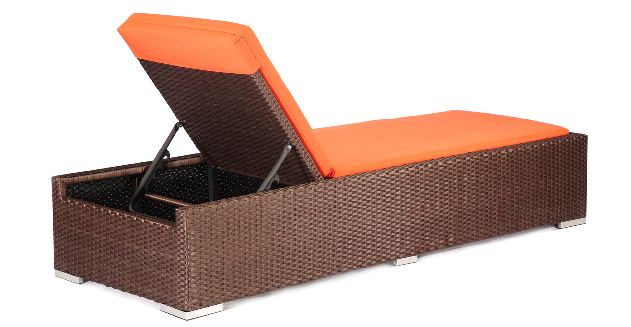 extra wide rattan sun loungers