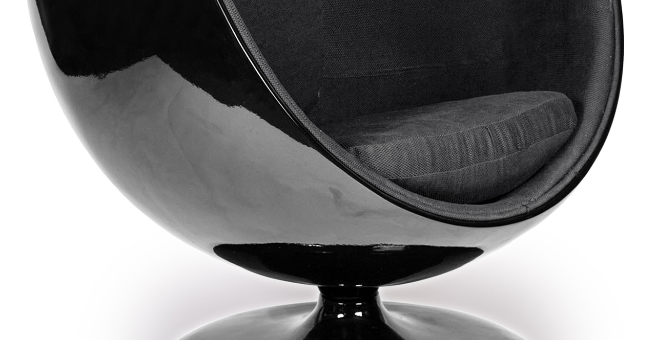 black ball chair