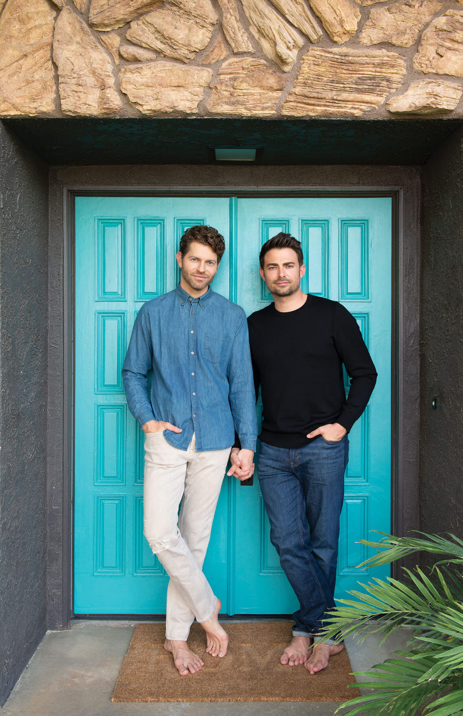 Jaymes Vaughn, Jonathan Bennett arrives at the Vanderpump Cocktail